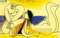 On the Beach 1961 cubist Pablo Picasso